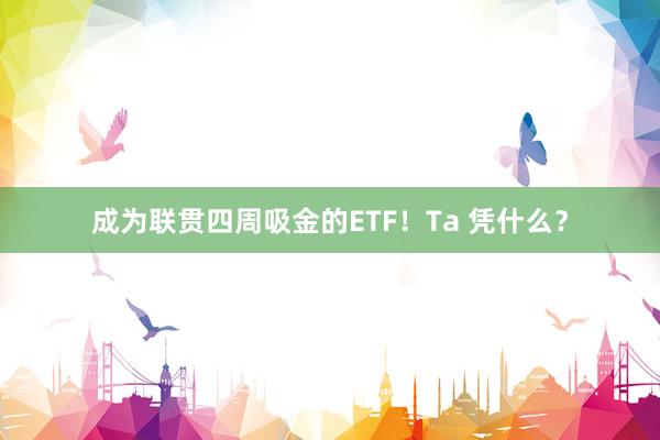 成为联贯四周吸金的ETF！Ta 凭什么？
