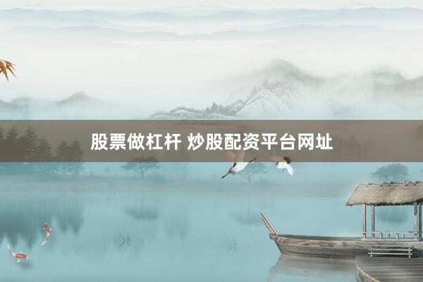 股票做杠杆 炒股配资平台网址