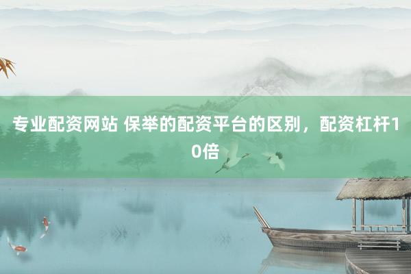 专业配资网站 保举的配资平台的区别，配资杠杆10倍